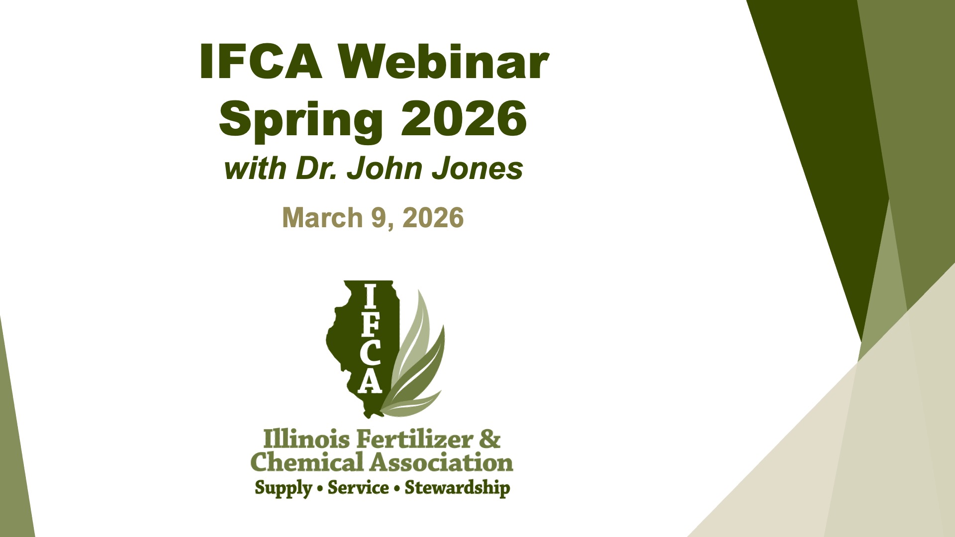 Spring 2026 Webinar
